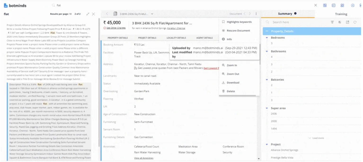 Document Search and Management