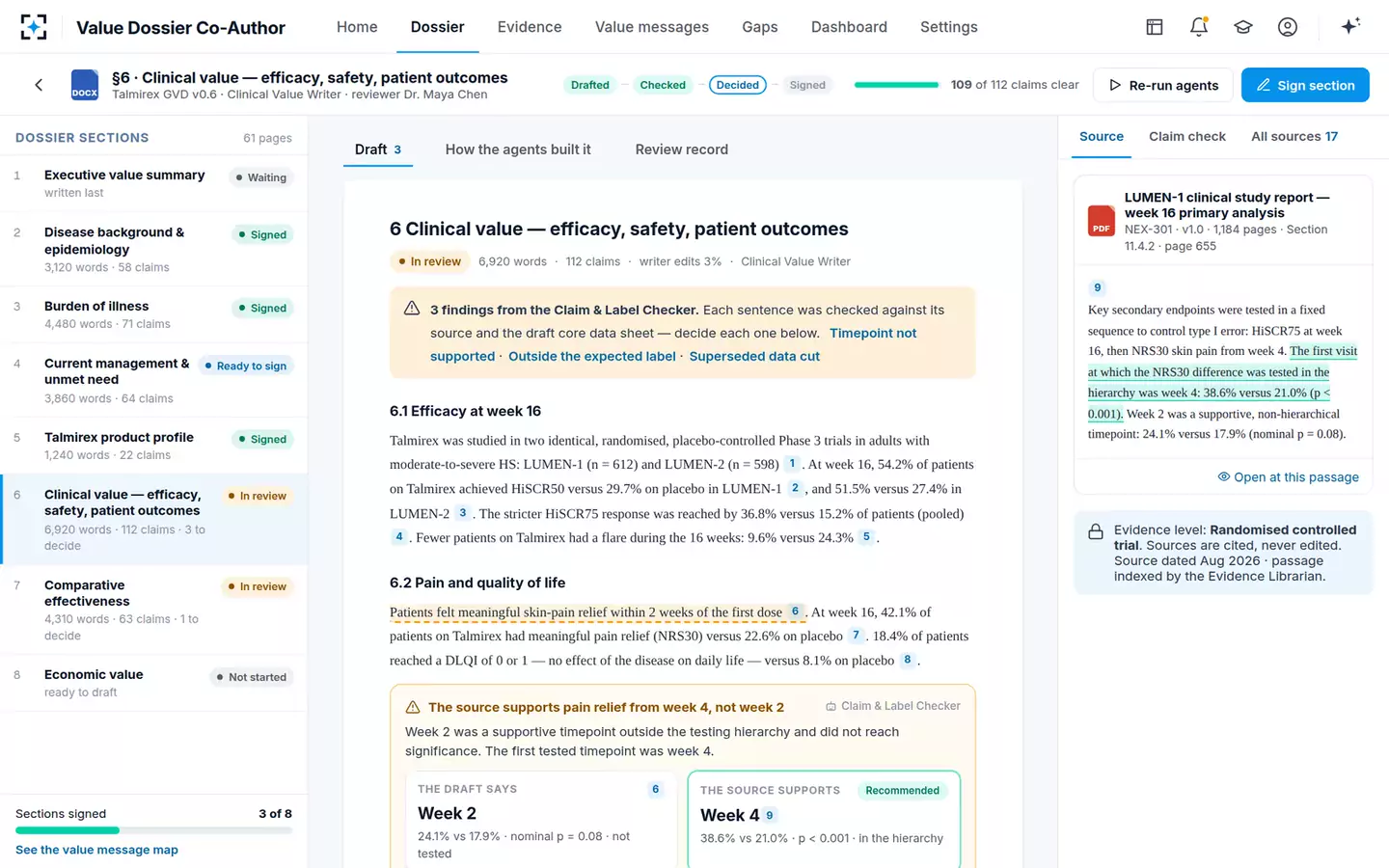 Global Value Dossier Co-Author — A section in review