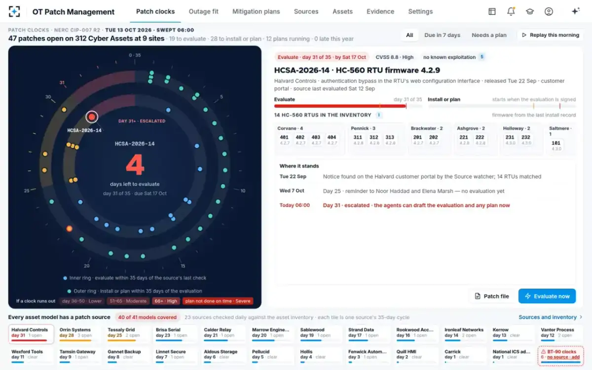 OT Patch Management — The patch clock