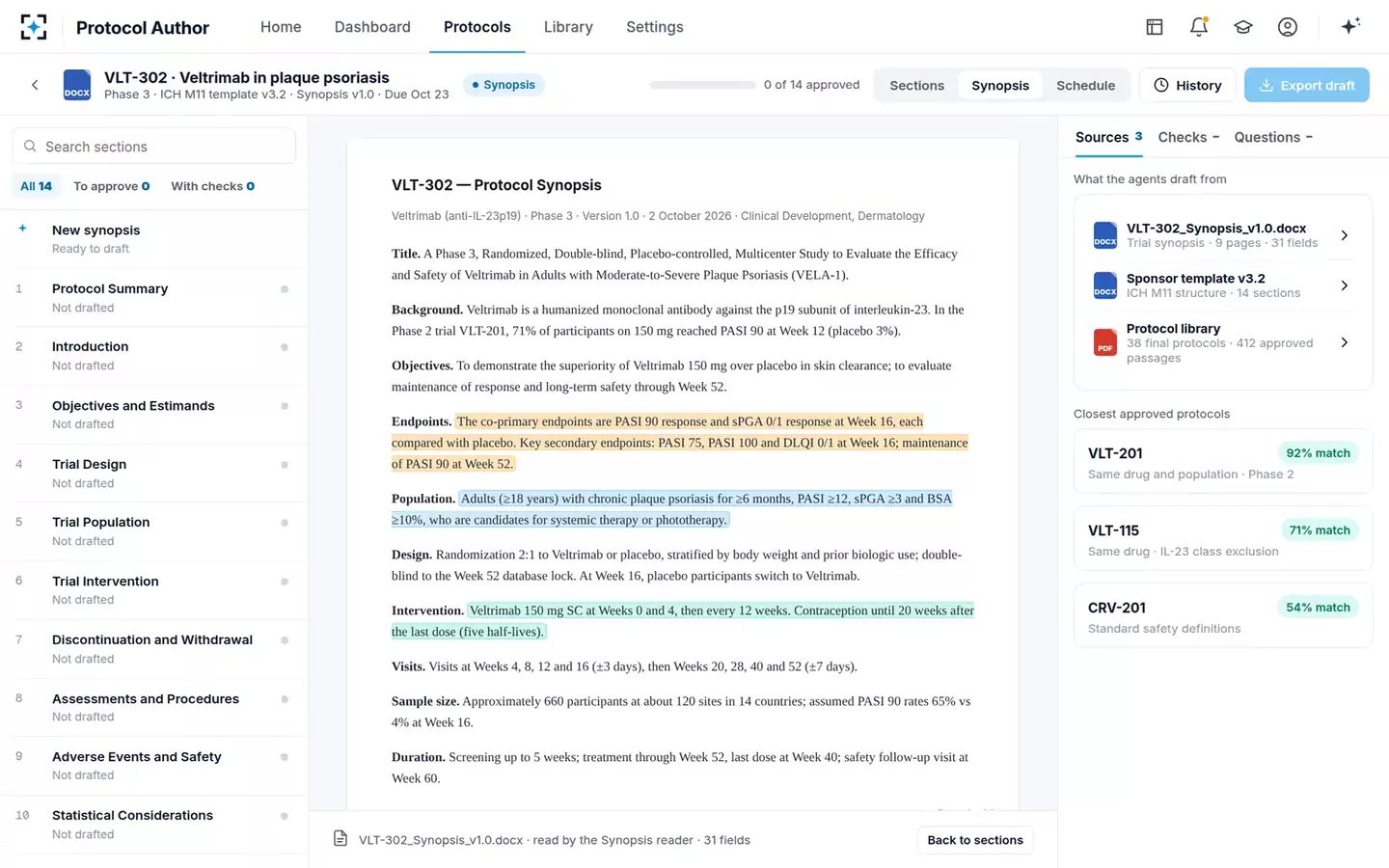 Protocol Author — The synopsis