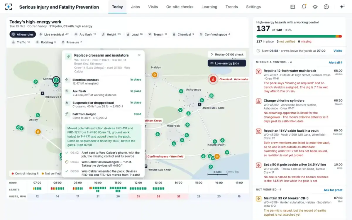 Serious Injury and Fatality Prevention — The map after the fix