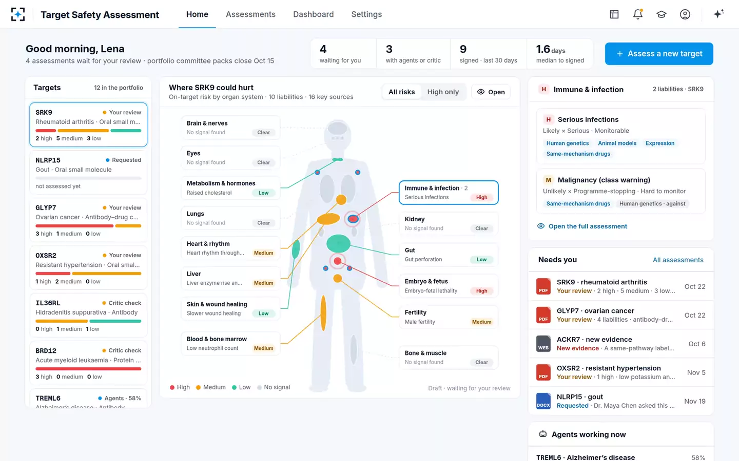 Target Safety Assessment Agent — Home