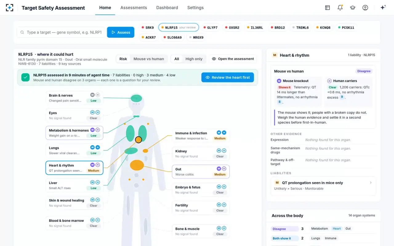 Target Safety Assessment — The result